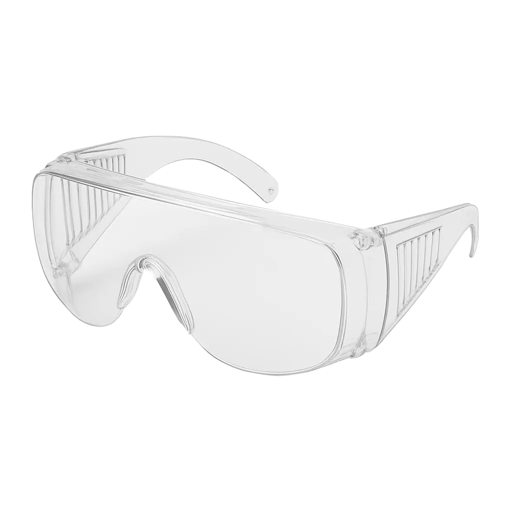 عینک ایمنی بغل کرکره تک پلاست